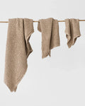 Beige waffle towel set