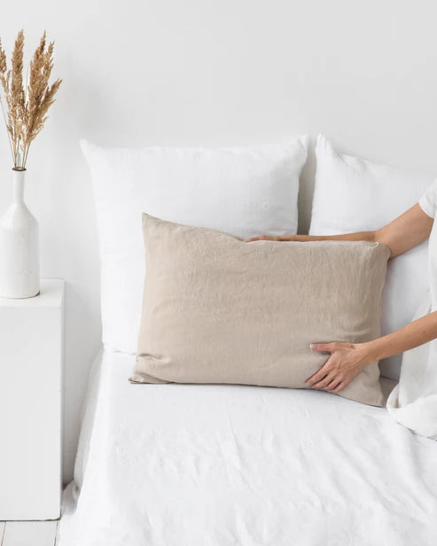 Natural linen sheet set (4 pcs)