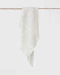 Waffle Bath Towel in White